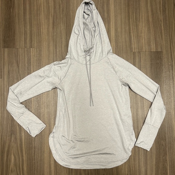 Athleta Uptempo Hoodie Sweatshirt in Norwegian Grey - Picture 4 of 12